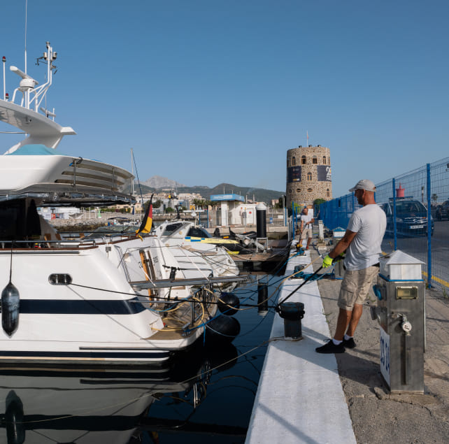 Equipo Marineros de Puerto deportivo de Ceuta Marina Hércules